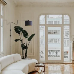 Straluma Verstelbare wandlamp met zwart/gouden kap><noscript><img width=