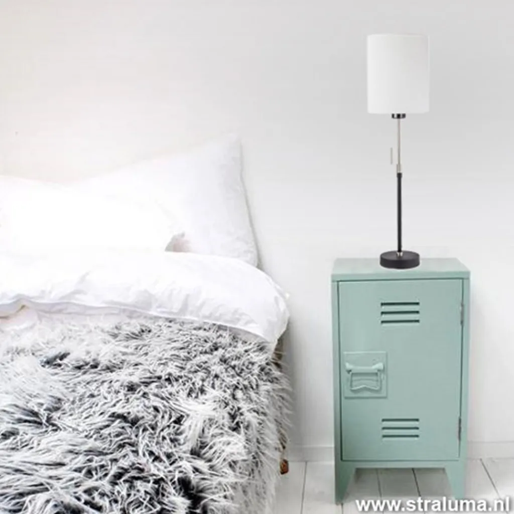 Straluma Verstelbare zwarte tafellamp met kap> Schemerlampen|Woonkamerlampen