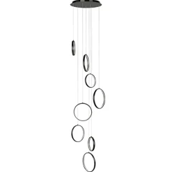 Straluma Vide hanglamp 8-L ringen zwart> Hanglampen|Videverlichting
