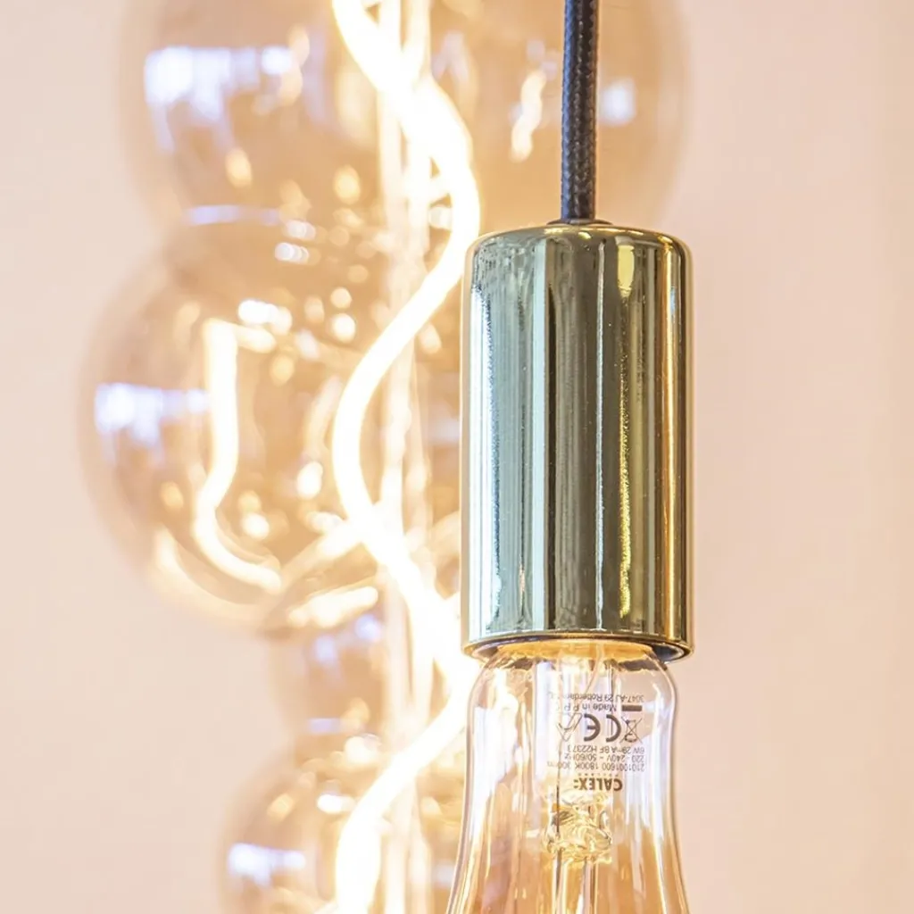 Straluma Videlamp Aton 12l goldleaf/shiny brass> Hanglampen|Videverlichting