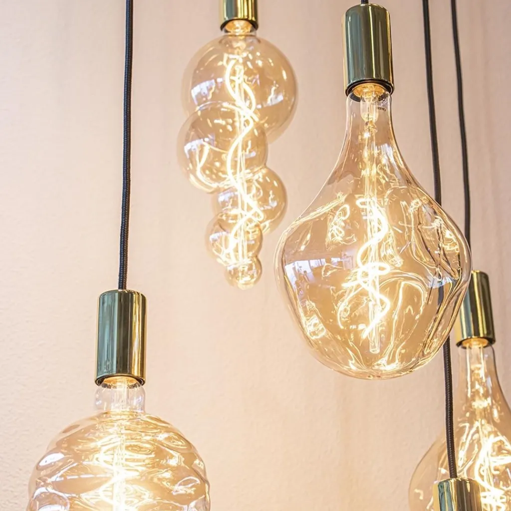 Straluma Videlamp Aton 12l goldleaf/shiny brass> Hanglampen|Videverlichting