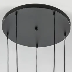 Straluma Videlamp Bella 5L rond zwart/brons+smoke><noscript><img width=