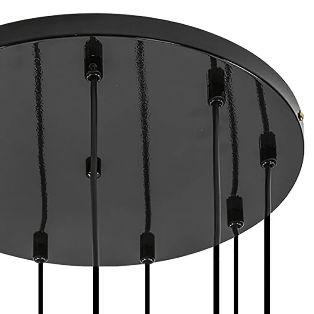 Straluma Videlamp Globe 9L rond zwart/goud/wit> Hanglampen|Videverlichting