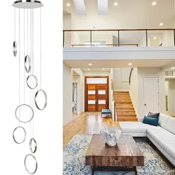 Straluma Videlamp Olympia nikkel 8 ringen><noscript><img width=