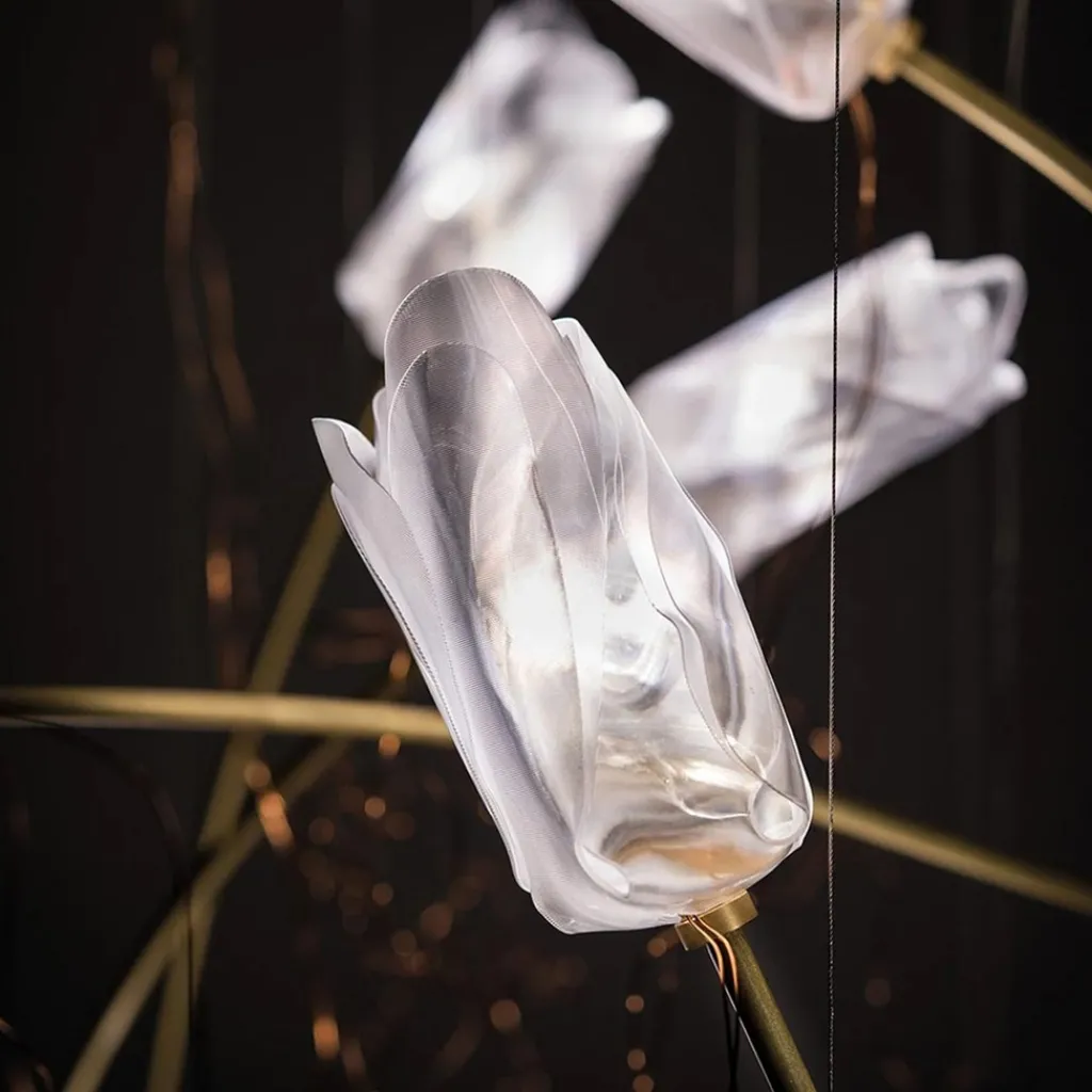 Straluma Videlamp Tulip 7L prisma/brass> Hanglampen|Videverlichting