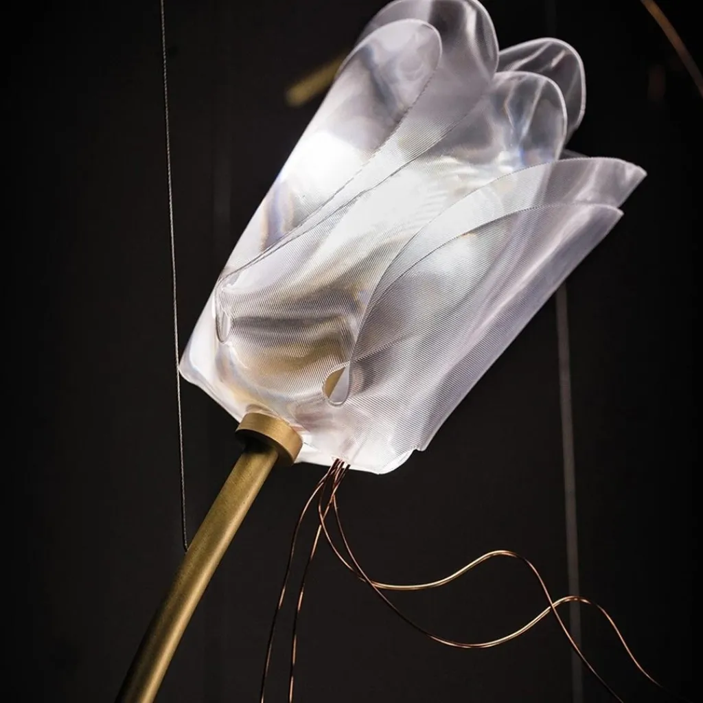 Straluma Videlamp Tulip 7L prisma/brass> Hanglampen|Videverlichting