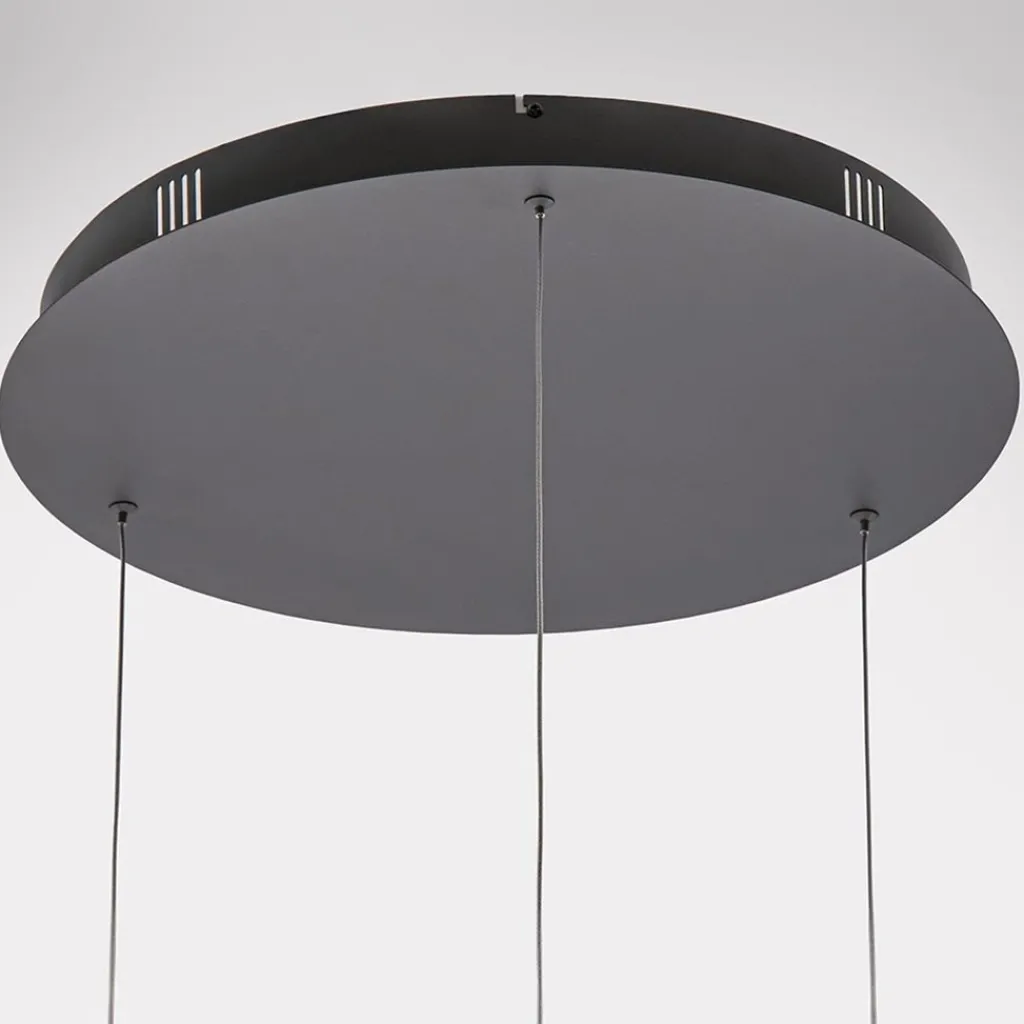 Straluma Videlamp zwart 3x elips groot> Hanglampen|Videverlichting