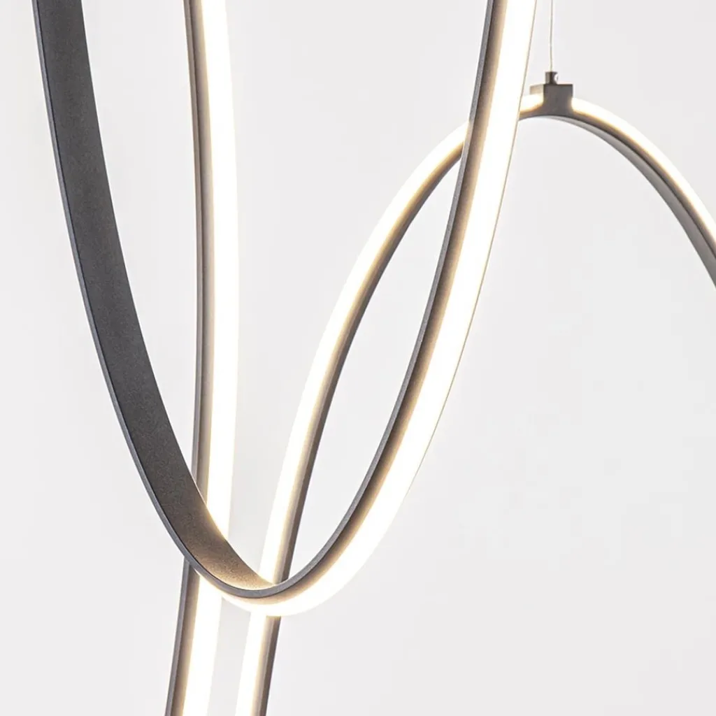 Straluma Videlamp zwart 3x elips groot> Hanglampen|Videverlichting