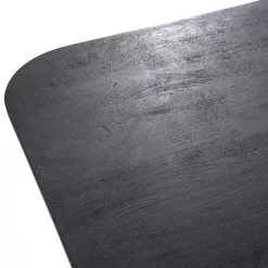 Straluma Vierkante eettafel zwart mango hout 150x150 cm><noscript><img width=
