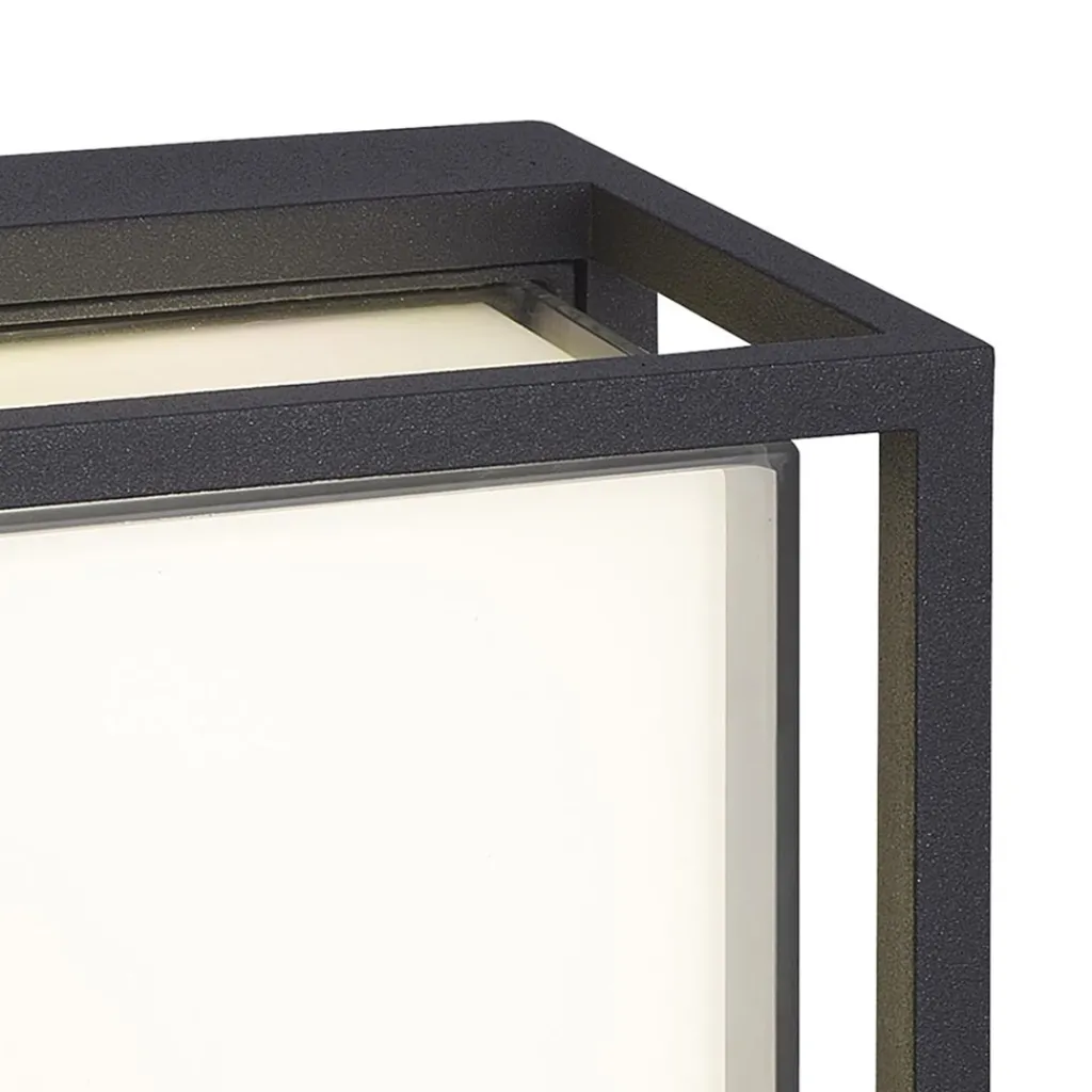 Straluma Vierkante LED wandlamp buiten IP65 antraciet> Wandlampen|Buitenlampen