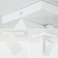 Straluma Vierkante opbouwspot mat wit GU10 verstelbaar><noscript><img width=