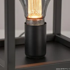 Straluma Vierkante tafellamp frame zwart modern><noscript><img width=