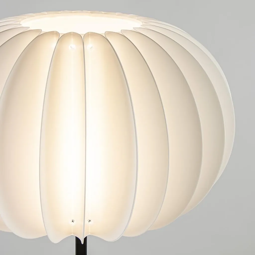 Straluma Vloerlamp Arena zwart/kap wit> Vloerlampen|Design Verlichting