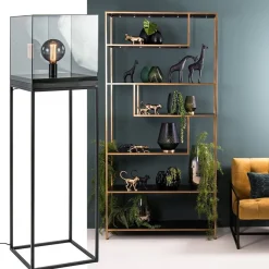 Straluma Vloerlamp Askjer kubus zwart/smoke glas><noscript><img width=