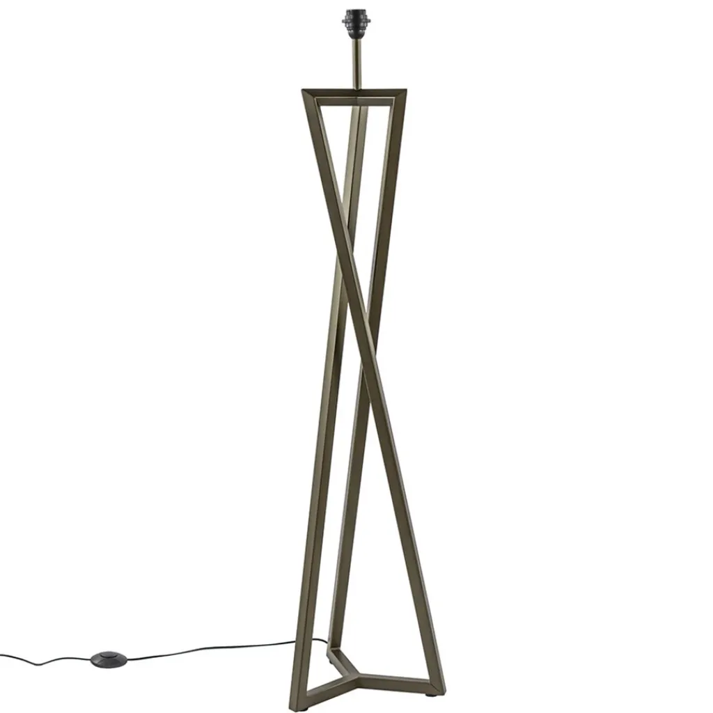 Straluma Vloerlamp Atrani platinum excl. kap> Vloerlampen|Lampenvoeten