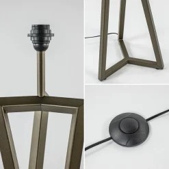 Straluma Vloerlamp Atrani platinum excl. kap><noscript><img width=