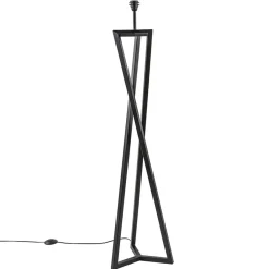 Straluma Vloerlamp Atrani zwart EXCL. KAP> Vloerlampen|Lampenvoeten