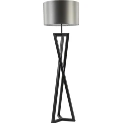 Straluma Vloerlamp Atrani zwart excl. kap> Vloerlampen|Design Verlichting