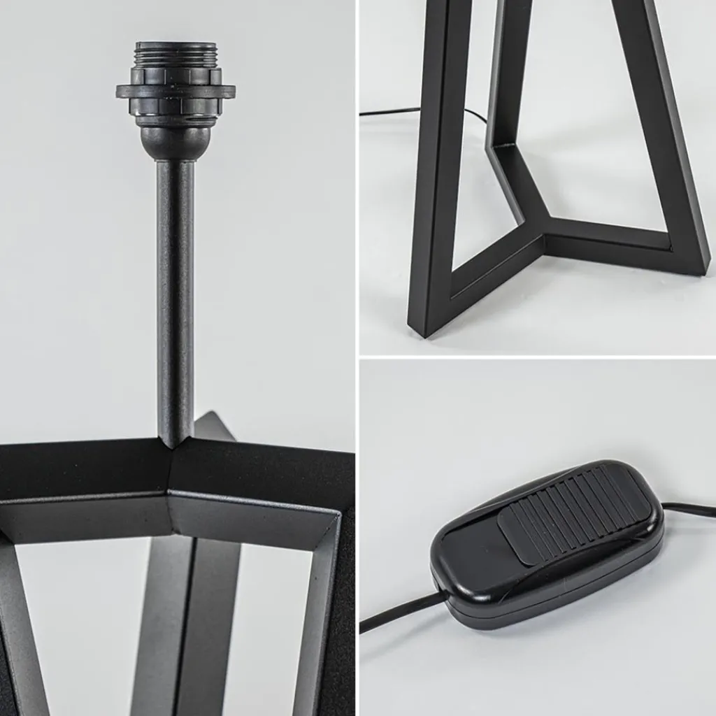 Straluma Vloerlamp Atrani zwart excl. kap> Vloerlampen|Design Verlichting