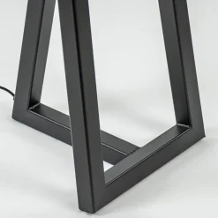 Straluma Vloerlamp Calitri zwart EXCL. KAP><noscript><img width=