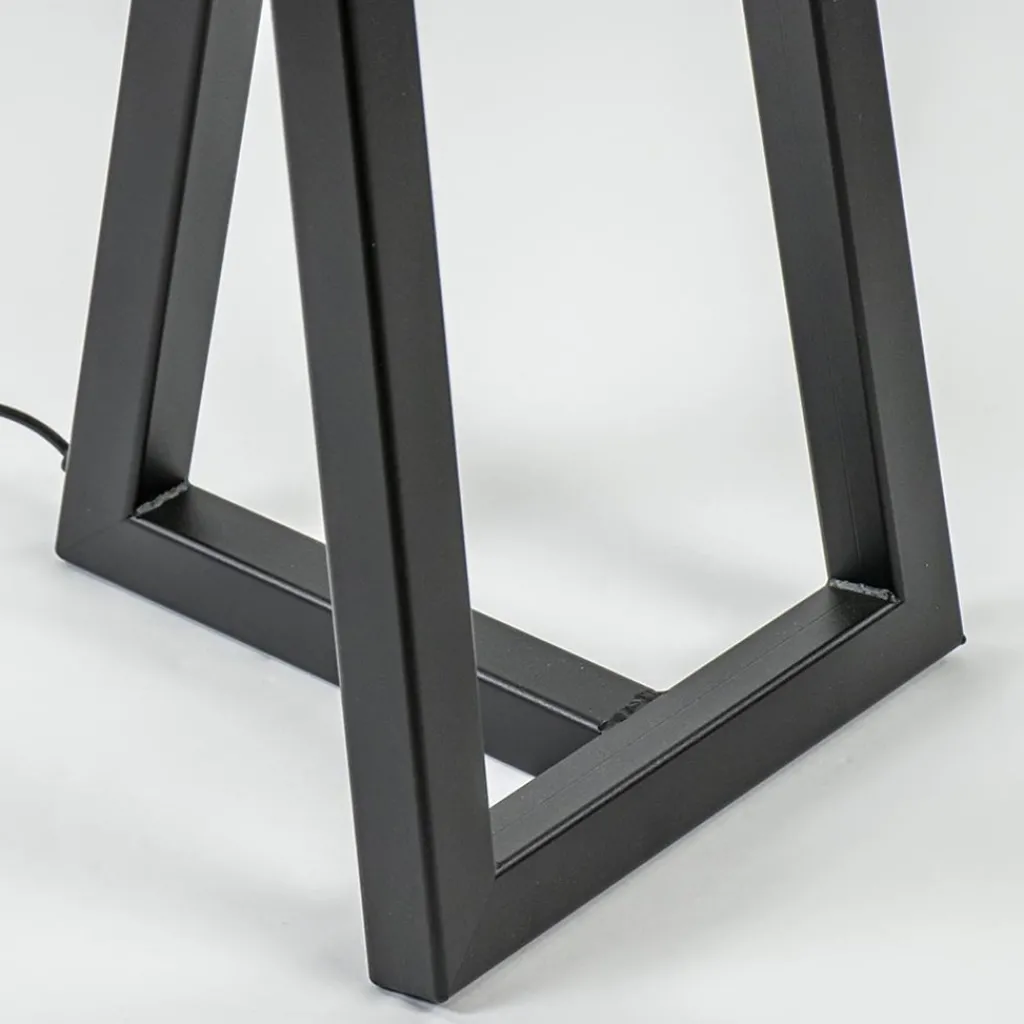 Straluma Vloerlamp Calitri zwart EXCL. KAP> Vloerlampen|Lampenvoeten