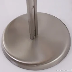 Straluma Vloerlamp Capri staal/glas met leeslamp></noscript> Leeslampen|Uplighters