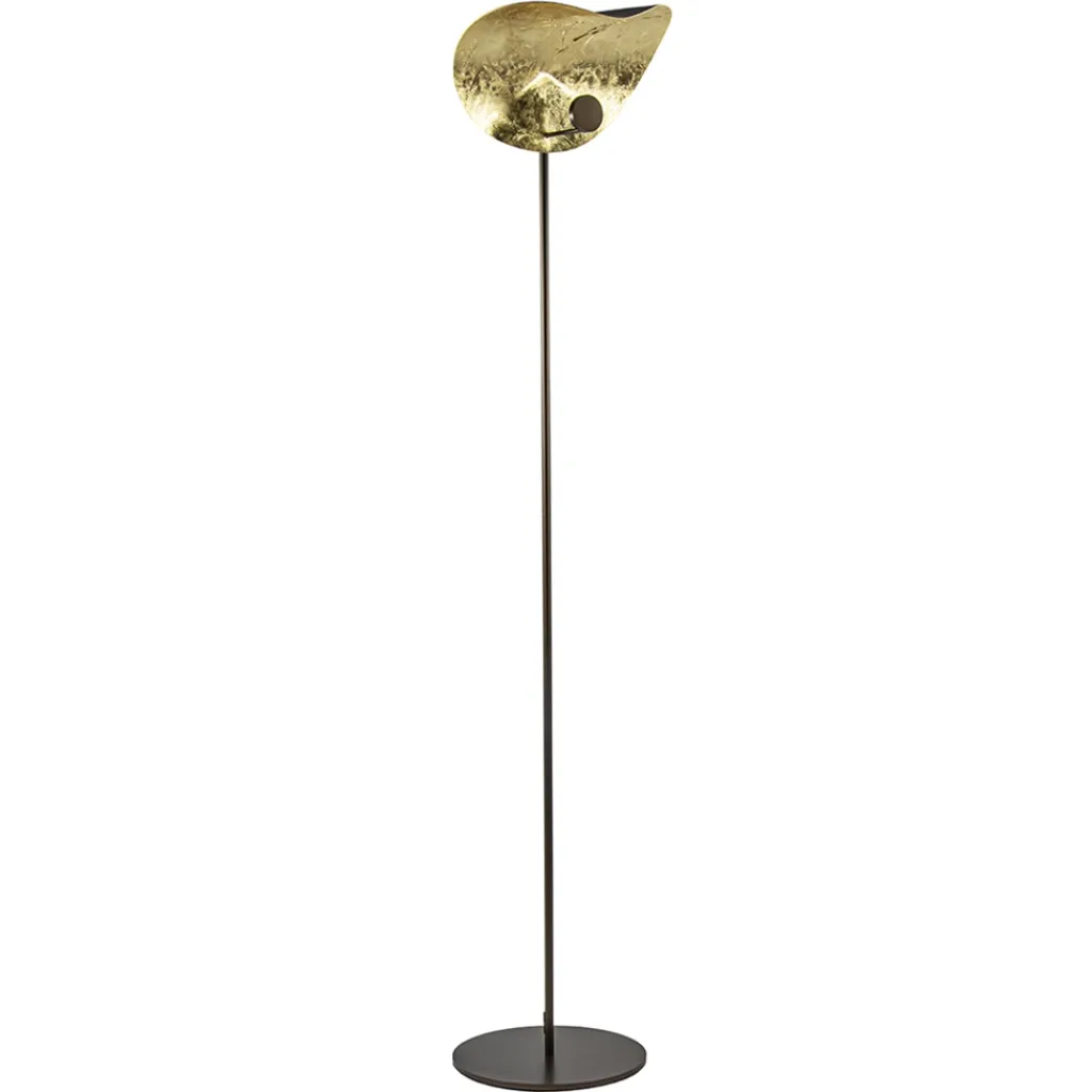 Straluma Vloerlamp Chapeau coffee/goldleaf> Vloerlampen|LED Vloerlampen
