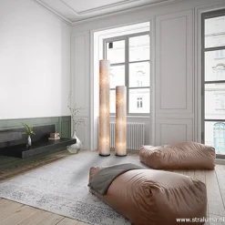 Straluma Vloerlamp cilinder capiz schelpen 200 cm><noscript><img width=