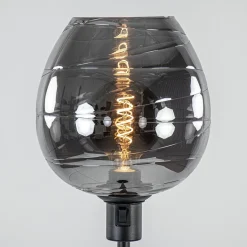 Straluma Vloerlamp Fantasy op stang zwart + smoke glas><noscript><img width=