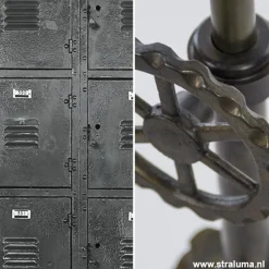 Straluma Vloerlamp Junko driepoot zwart/zink></noscript> Driepoot lampen|Light and Living