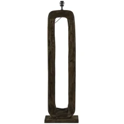 Straluma Vloerlamp Kelafo hout chocolade bruin exclusief kap> Vloerlampen|Lampenvoeten