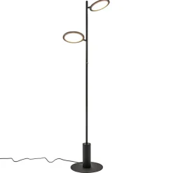 Straluma Vloerlamp 2-lichts zwart inclusief 3-standen dimbaar LED> Vloerlampen|Leeslampen