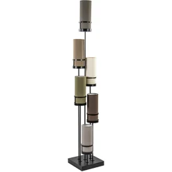 Straluma Vloerlamp Sixt 6l multicolor bruin> Woonkamerlampen|Slaapkamerlampen