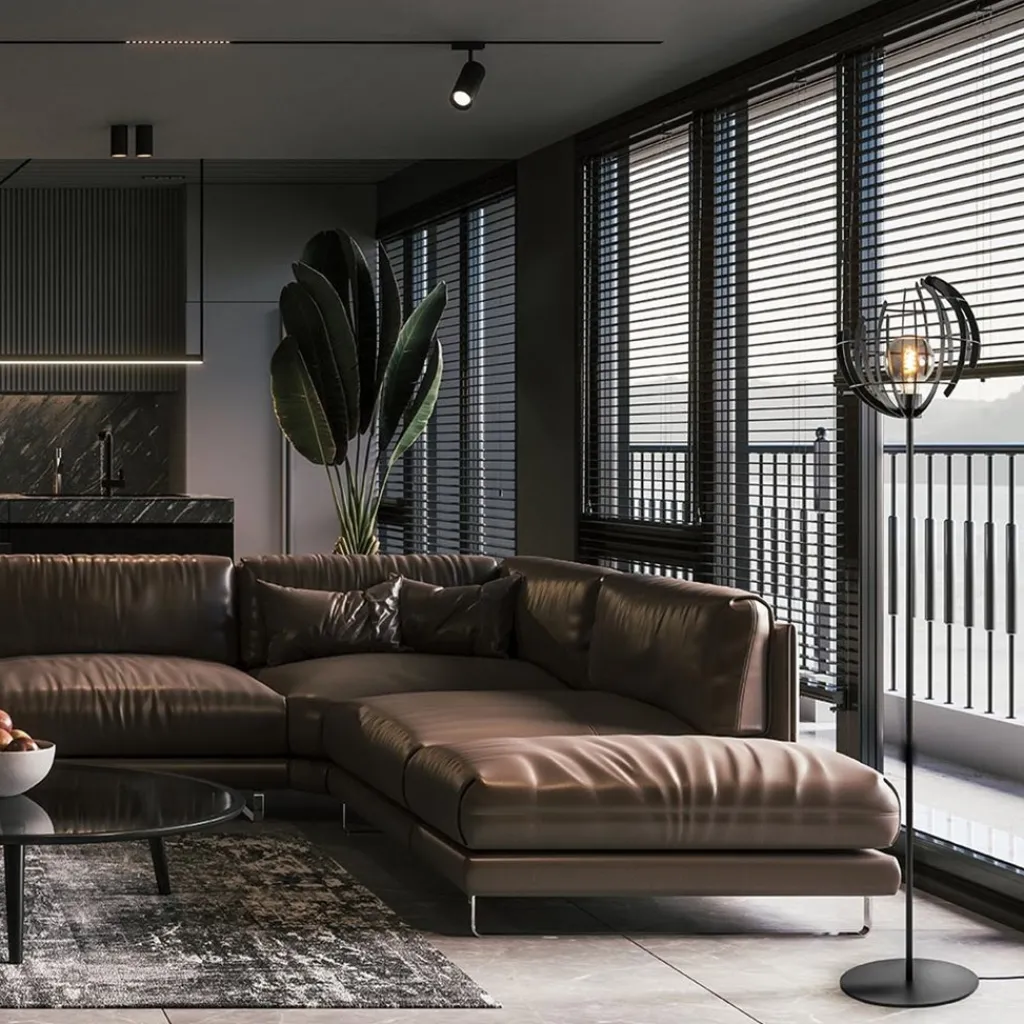 Straluma Vloerlamp Terra 175 cm zwart> Vloerlampen|Industriële Verlichting