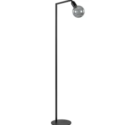 Straluma Vloerlamp Tube zwart basic met verstelbare pendel> Vloerlampen|Design Verlichting