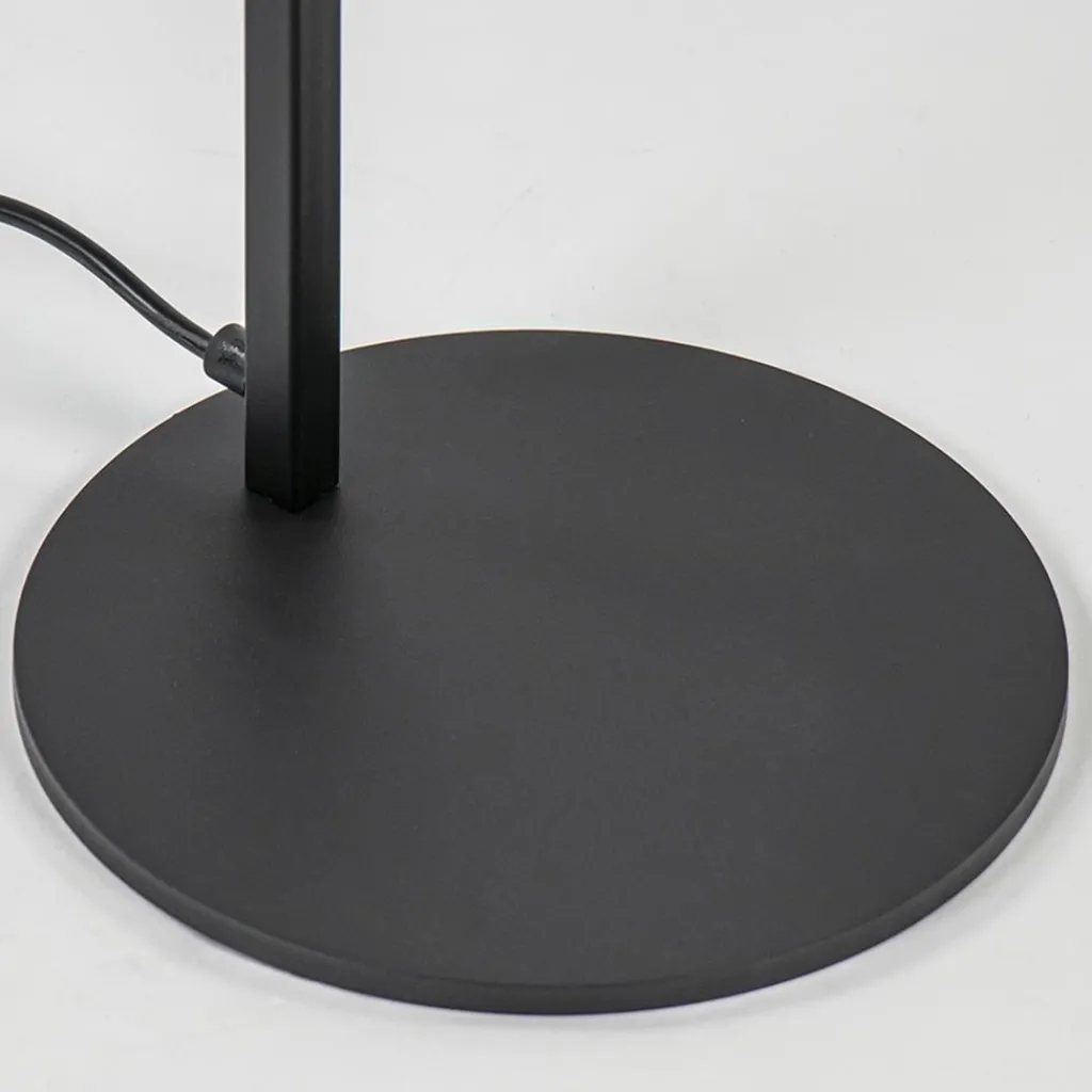 Straluma Vloerlamp Tube zwart basic met verstelbare pendel> Vloerlampen|Design Verlichting