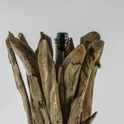 Straluma Vloerlamp/lampvoet Margret hout naturel excl kap> Vloerlampen|Lampenvoeten