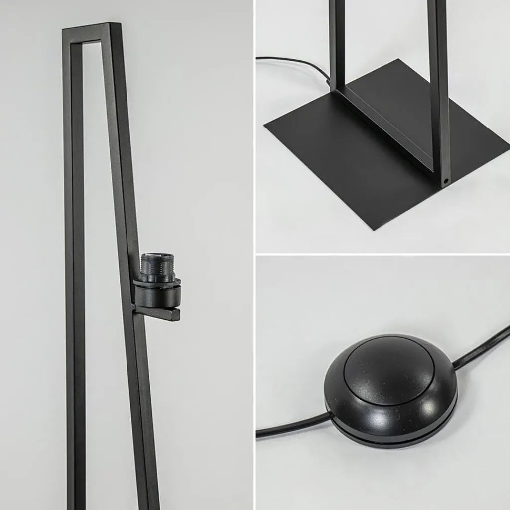 Straluma Vloerlamp/lampvoet mat zwart excl. kap> Vloerlampen|Lampenvoeten