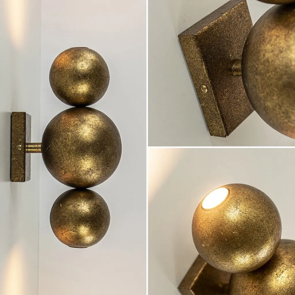 Straluma Wandlamp ambachtelijk brons inclusief LED> Wandlampen|LED Wandlampen