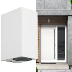 Straluma Wandlamp buiten wit up+down IP54></noscript> Wandlampen|Buitenlampen