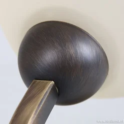 Straluma Wandlamp Capri brons/Glas></noscript> Bedlampjes|Woonkamerlampen