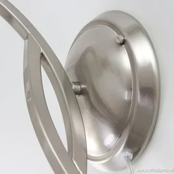 Straluma Wandlamp Capri staal/glas slaapkamer></noscript> Bedlampjes|Woonkamerlampen