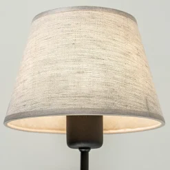 Straluma Wandlamp Chicago zwart/zandkleur kap></noscript> Wandlampen|Schemerlampen