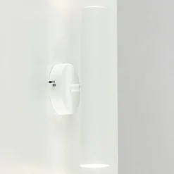 Straluma Wandlamp cilinder wit up+down GU10> Wandlampen|Scandinavische Verlichting