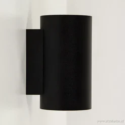 Straluma Wandlamp cilinder zwart up+down gu10> Woonkamerlampen|Keukenverlichting