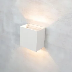 Straluma Wandlamp Davos XL wit IP65></noscript> Buitenlampen|Wandlampen