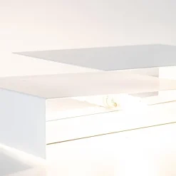 Straluma Wandlamp double square wit metaal></noscript> Eetkamerverlichting|Wandlampen