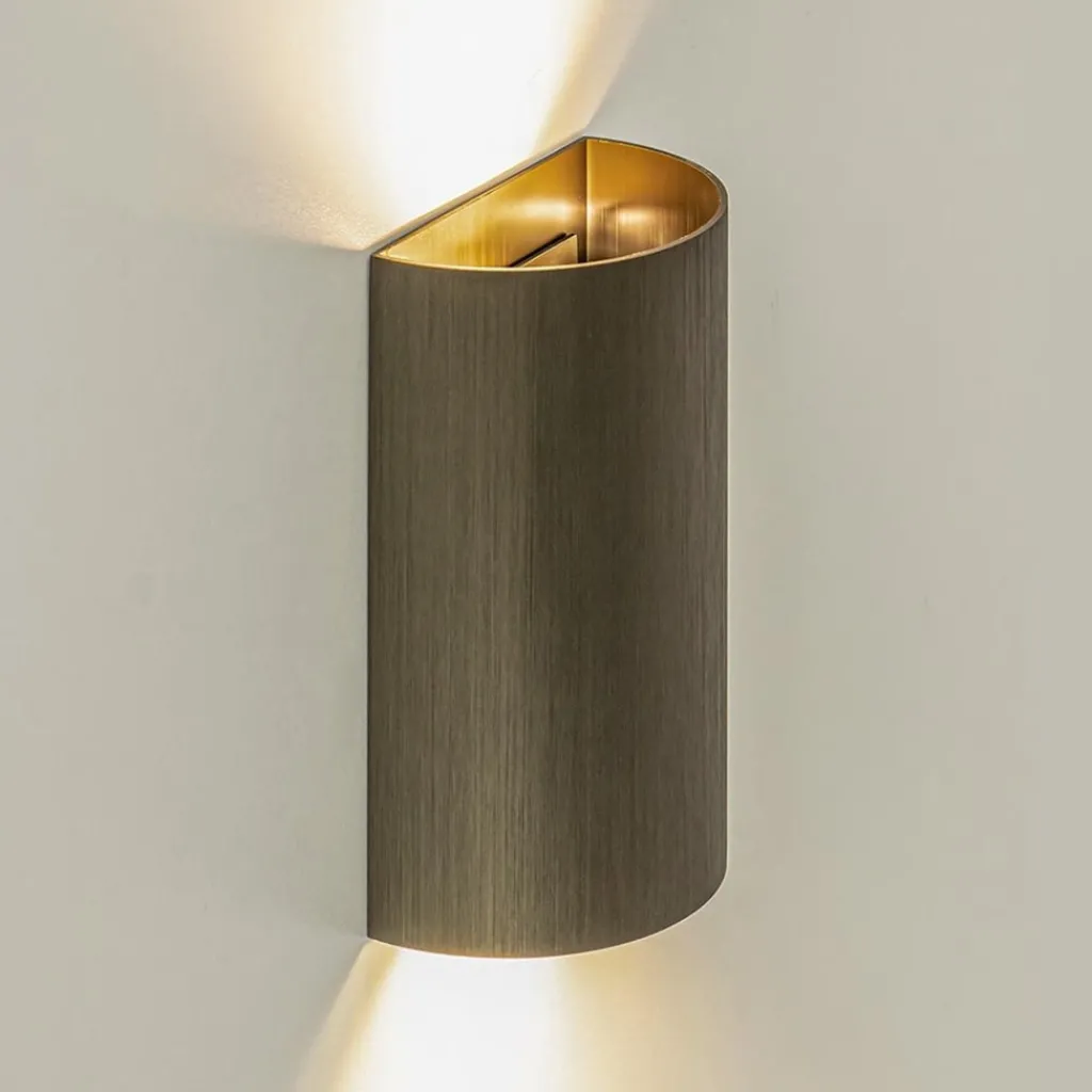 Straluma Wandlamp Hera afgerond brons> Klassieke Verlichting|Woonkamerlampen