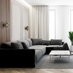 Straluma Wandlamp Hoseki zwart + smoke glas><noscript><img width=