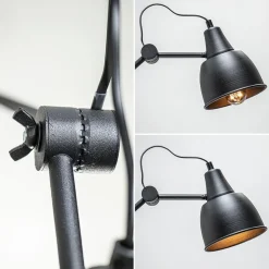 Straluma Wandlamp industrieel verstelbare arm zwart></noscript> Kantoorverlichting|Wandlampen